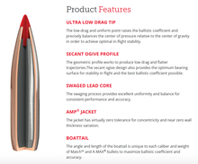 Load image into Gallery viewer, Hornady 168 grain A-MAX (50 bullets per pack)
