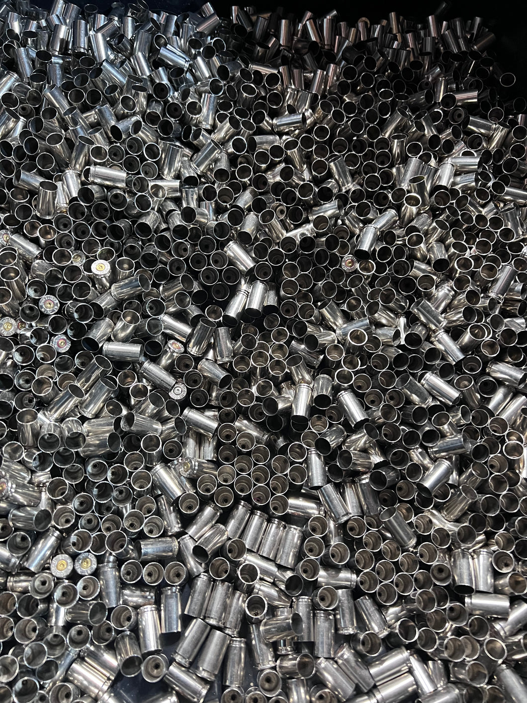 9mm brass (Nickel Finish) once fired